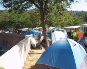Piazzola tenda o camper