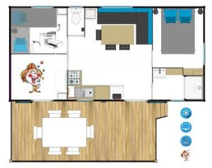 Mobile home Kids Top Presta