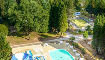 Vue du Camping Lac de Miel