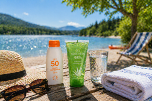 Soigner coup de soleil