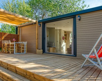 Hébergement Sunêlia Luxe 4 personnes 2 chambres 2 sdb au Camping Sunêlia Les Pins à Argelès-sur-Mer