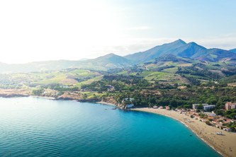 Front de mer du Racou proche du camping Sunêlia Les Pins