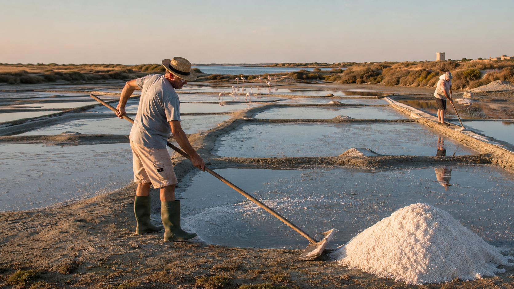 Marais salants France