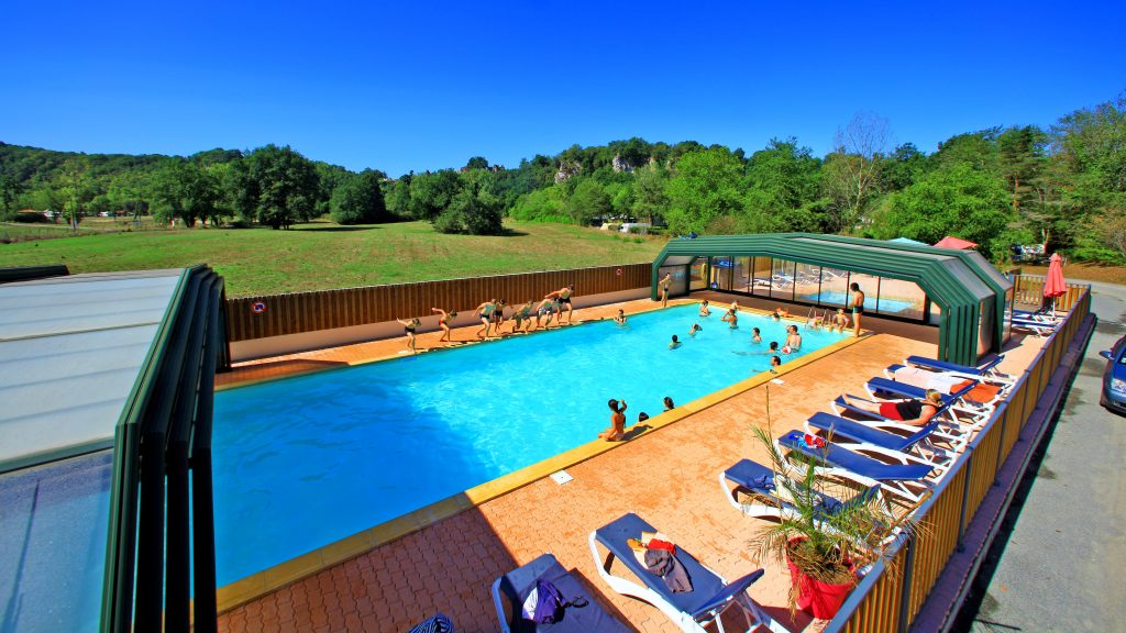 Piscine chauffée Camping le Plein Air des Bories
